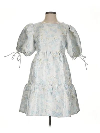 Pre-owned Day + Moon Casual Dress In Blue