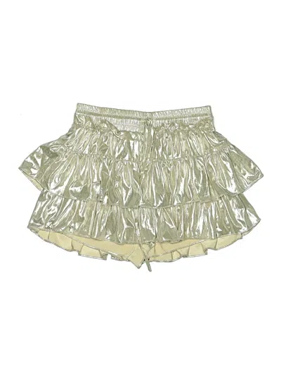 Pre-owned Day + Moon Casual Skirt In Gold