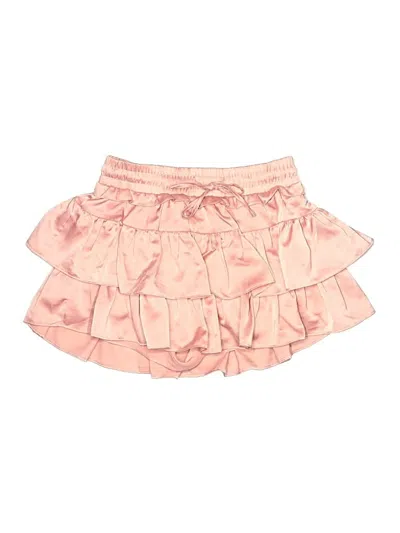 Pre-owned Day + Moon Casual Skirt In Pink
