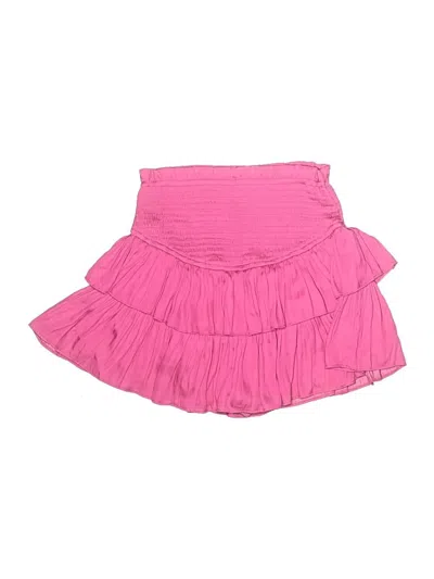 Pre-owned Day + Moon Casual Skirt In Pink
