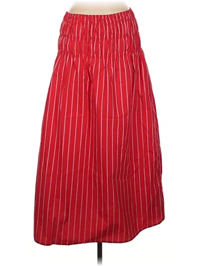 Pre-owned Day + Moon Casual Skirt In Red