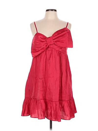 Pre-owned Day + Moon Cocktail Dress In Red