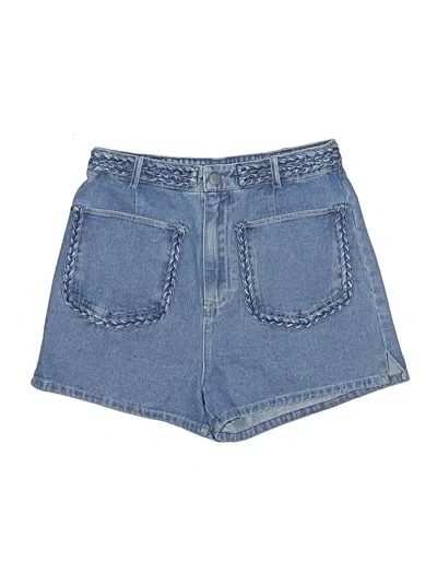 Pre-owned Day + Moon Denim Shorts In Blue