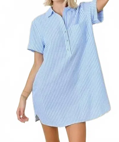 Day + Moon Desi Mini Dress In Blue