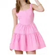 Day + Moon Doll Baby Mini Dress In Pink In Pink