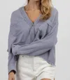 Day + Moon Dos Santos Textured Top In Multi