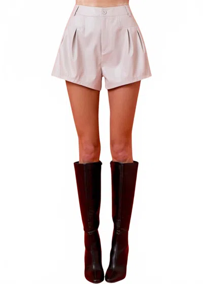 Day + Moon Harlan Shorts In Ecru In White