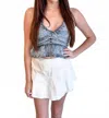 Day + Moon Jessica Halter Top In Blue In Blue