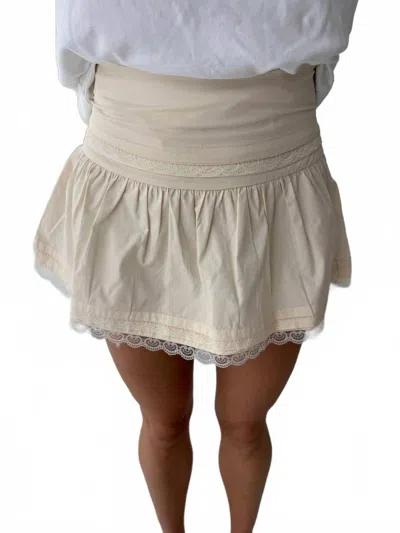 Day + Moon Juliette Skirt In Cream In Neutral