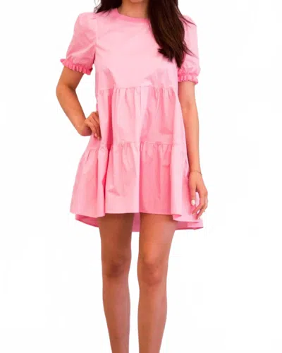 Day + Moon Meaningful Moment Ruffle Dress In Pink