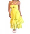 Day + Moon Pineapple Dream Midi Dress In Yellow In Yellow