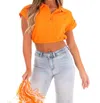 Day + Moon Sunset Dreamer Sweater Top In Orange In Orange