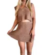 Day + Moon Ready Set Hut Skirt In Tan In Multi