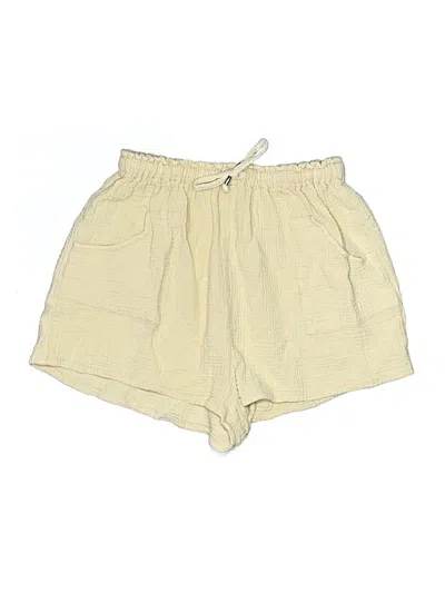 Pre-owned Day + Moon Shorts In Yellow