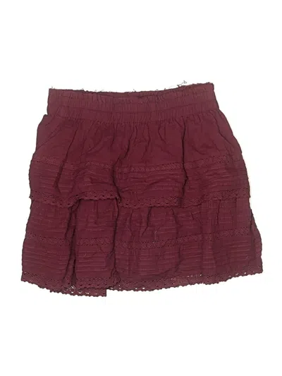 Pre-owned Day + Moon Skort In Burgundy
