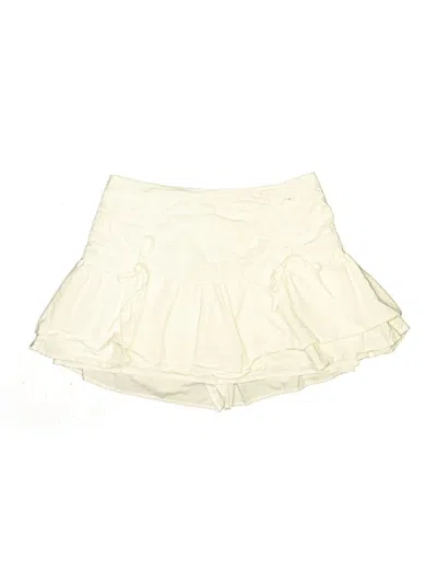 Pre-owned Day + Moon Skort In White