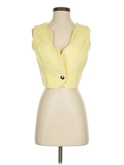 Pre-owned Day + Moon Sleeveless Blouse In Yellow