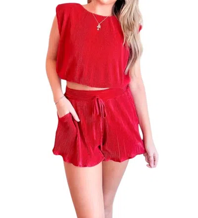 Day + Moon Victory Vibes Top In Red