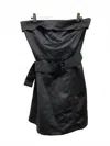 Day + Moon Women's Strapless Foldover Belted Mini Dress In Black In Black