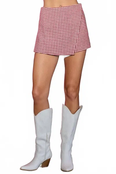 Day + Moon Women's The Cindy Skort In Rust In Multi