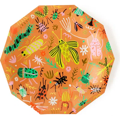Daydream Society Backyard Bugs Small Plates In Multi