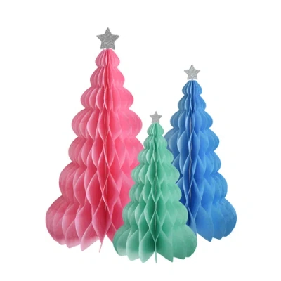 Daydream Society Baking Spirits Bright Christmas Tree Honeycomb Set In Multi