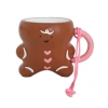 Daydream Society Baking Spirits Bright Gingerbread Man Mug Christmas Tree Ornament In Multi