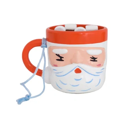 Daydream Society Baking Spirits Bright Santa Mug Christmas Tree Ornament
