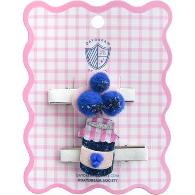 Daydream Society Kids'  Blueberry Jam Hair Clip Set In Multi