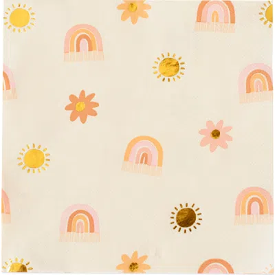 Daydream Society Boho Rainbow Large Napkins In Multi