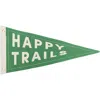 Daydream Society Camp Explorer Happy Trails Canvas Pennant In Multi