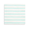 Daydream Society Frenchie Striped Large Napkins In Aqua