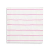 Daydream Society Frenchie Striped Large Napkins In Cerise