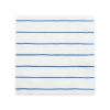 Daydream Society Frenchie Striped Large Napkins In Cobalt