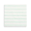 Daydream Society Frenchie Striped Large Napkins In Mint