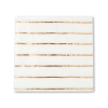 Daydream Society Frenchie Striped Large Napkins In Rose Gold