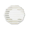 Daydream Society Frenchie Striped Small Plates In Gold
