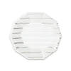 Daydream Society Frenchie Striped Small Plates In Silver