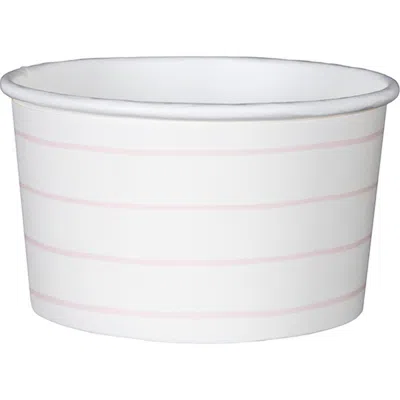 Daydream Society Frenchie Striped Treat Cups In Blush