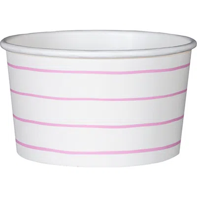 Daydream Society Frenchie Striped Treat Cups In Cerise