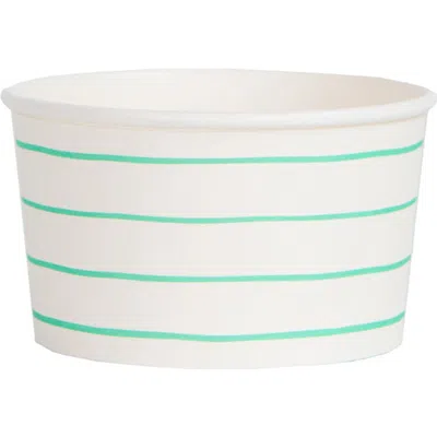 Daydream Society Frenchie Striped Treat Cups In Clover