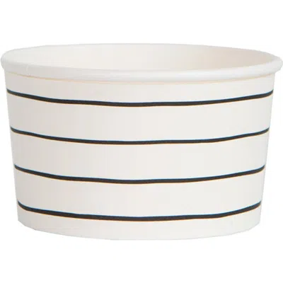 Daydream Society Frenchie Striped Treat Cups In Ink