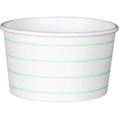 Daydream Society Frenchie Striped Treat Cups In Mint
