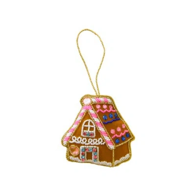 Daydream Society Gingerbread House Christmas Ornament In Multi