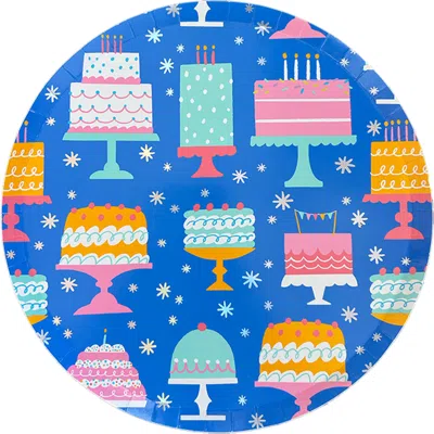 Daydream Society It's A Birthday Cake Print Small Plates In Assorted Pre-pack