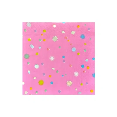 Daydream Society It's A Birthday Confetti Large Napkins In Assorted Pre-pack