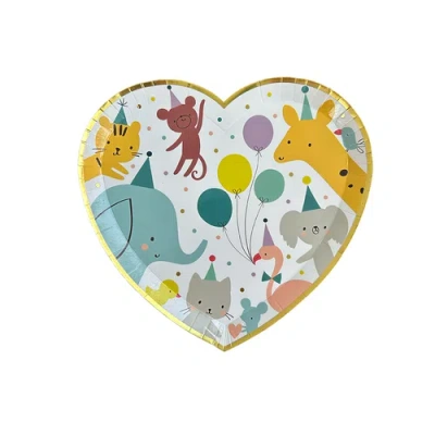 Daydream Society Little Celebrations Heart Small Plates In Assorted Pre-pack