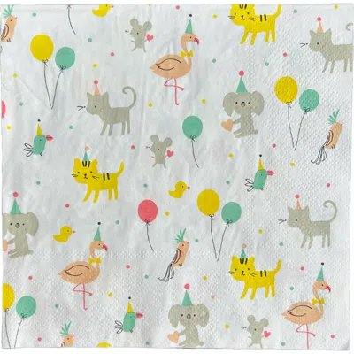 Daydream Society Little Celebrations Pattern Large Napkins In Assorted Pre-pack