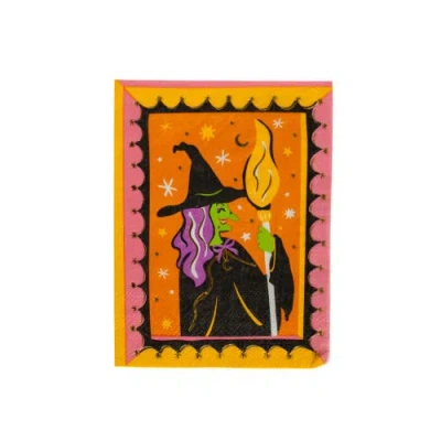 Daydream Society Monster Mash Witch Frame Halloween Guest Napkins In Assorted Pre-pack