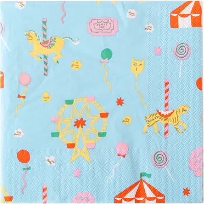 Daydream Society Off To The Fair Fair Fun Large Napkins In Assorted Pre-pack